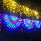 FlashNet™ LED mreža z motivom pavjega repa