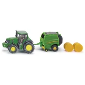 Siku John Deere traktor sa balirkom 1665