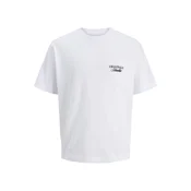 Jack & Jones Majica Norrebro Typo 12282898 Bela Regular Fit