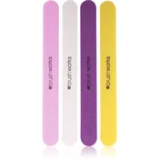 Brushworks Nail Files Coloured set pilic (za nohte)