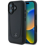 Mercedes MEHCP16SARMBK iPhone 16 6.1 black hardcase Leather Urban (MEHCP16SARMBK)