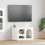 TV ormar Visoki sjaj bijela 60 x 35 x 40 cm Konstruirano drvo