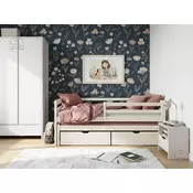 Otroška postelja z dodatnim ležiščem Senso - 80x160 cm - krem
