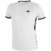 Muška majica Lotto Top Ten III Tee PL M - bright white/all black