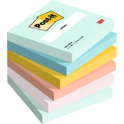 Post-It samolepilni lističi Super Sticky BEACHSIDE, 76x76 mm, 6 kosov