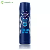 DEO NIVEA MEN FRESH ACTIVE 150ML (6) DELTA DMD