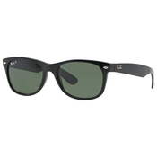 Ray-Ban New Wayfarer Classic RB2132 901/58 Polarized M (55) Črna/Zelena