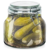shumee Lakiran steklen kozarec s sponko IRMA 1,85 l
