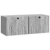 TV ormar za zid Siva sonoma 78,5 x 31 x 30 cm Konstruirano drvo