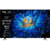 TCL Televizor Smart QD-Mini LED 4K UltraHD 55, Google TV - 55C6KS