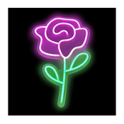 2Kids Toys - LED Neonska stenska dekoracija LED/USB vrtnica