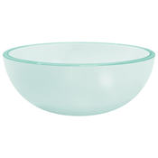 MAISON CHIC Umivalnik - Kopalna umivalnik - Lavabo kaljeno steklo 30x12 cm mat, (21684839)