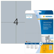 Herma etikete Superprint, 105x148 mm, 25/1, srebrne