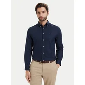 Tommy Hilfiger Srajca Poplin MW0MW43318 Mornarsko modra Regular Fit