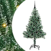 Umjetno Božicno Drvo s Snježnim Flokom i LED Svjetlom 150 cm