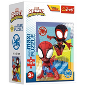 Trefl Puzzle 20 miniMAXI Spidey in njegovi čudoviti prijatelji, 4 vrste