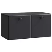 TV ormar za zid 59,5 x 31 x 30 cm Crna Konstruirano drvo Zidne