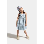 Coccodrillo Jeans obleka WC5128302HGK Svetlo modra Relaxed Fit