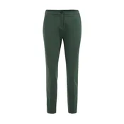 WE Fashion Hlače  temno zelena