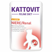 KTT KATTOVIT Feline Diet Niere/Renal Chicken - wet cat food - 85g