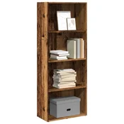 Regal za knjige boja starog drva 60x30x152 cm konstruirano drvo