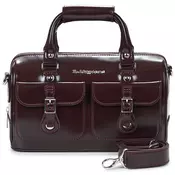 Dr. Martens Top Handle Bag Bag Cherry Red Oxford Rub Off Rdeča