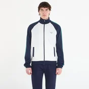 Mikina FRED PERRY Contrast Sleeve Track Jacket Snow White M