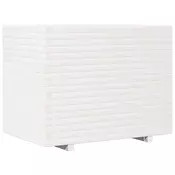 vidaXL vidaXL Vrtno cvetlično korito belo 90x60x72,5 cm trdna borovina, (21229093)