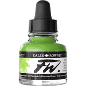 Daler Rowney FW Akrilno črnilo Fluorescent Green 29,5 ml 1 kos