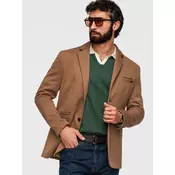 Moška pletena jakna SLIM FIT z ombre vzorcem