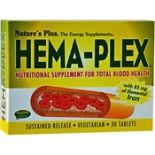 Natures Plus Hema-Plex® - 30 tabl.