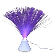 Vlakna LED nočna lučka RGB 31 cm, spreminjajoče barve, 7 RGB barv, USB napajanje, za spalnico, dnevno sobo, otroško sobo, dekorativna, pomirjujoča, lahka, kompaktna, 31x9.3 cm