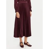 Marella Plisirano krilo Pontiac 2523106045 Bordo rdeča Regular Fit