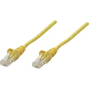 Intellinet RJ45 omrežni priključni kabel CAT 6 S/FTP [1x RJ45-vtič - 1x RJ45-vtič] 15 m rumen pozlačeni zatiči Intellin