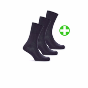 NW NOGAVICE BREZ ELASTIKE 3 PACK, (11123_GREY-40-42)