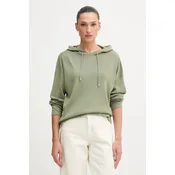 United Colors of Benetton pulover s kapuco ženski z viskozo