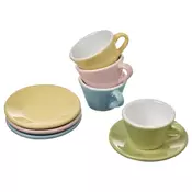 DUKTIG Set šoljica/tanjirica, 8 del.igrac., raznobojno
