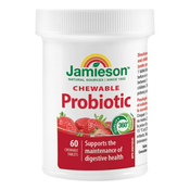 Jamieson probiotiki v obliki tablet za sesanje z okusom jagode 60tbl.