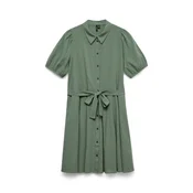 VERO MODA Dolga srajca VMDICTHE  temno zelena