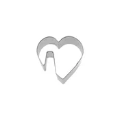 Heart-shaped biscuit cutter, 5 cm, stainless steel - Westmark
