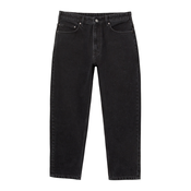 Pull&Bear Kavbojke črn denim