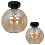 Milagro Milagro Sofia Amber stropna svetilka, 1 x E27