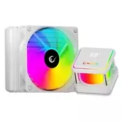Rampage CPU hladnjak za vodu - INFINITE V120 (magnetski zaslon, max. 36,9 dB, 98,54 m3/h; 12 cm, A-RGB LED, bijeli) 42365