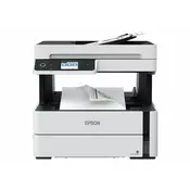 Epson EcoTank M3180 - Multifunction printer - B/W - ink-jet - A4 - up to 20 ppm - 250 sheets - 33.6 Kbps - USB 2.0, LAN, Wi-Fi, C11CG93403 C11CG93403