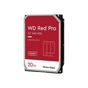 WESTERN DIGITAL 20TB 3.5 inca, SATA III, 512MB, 7.200rpm, Red Pro serija (WD201KFGX)
