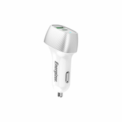 Energizer Energizer Ultimate - USB-C in USB-A 38W PD + QC3.0 avtomobilski polnilec (bela / srebrna)