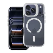 OEM Ohišje za iPhone 14 Lens Mag Cover, združljivo z MagSafe, belo