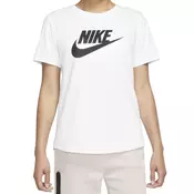Nike Sportswear Majica Essential  črna / bela
