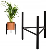 DE STOJALO ZA CVETLICE Kovinsko stojalo za rože Črno Loft Dijon M MAX. LONČEK 26 cm