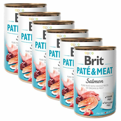 Konzerva Brit Paté & Meat Salmon 6x400 g